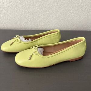 Lime Green Women's Ballet Flats